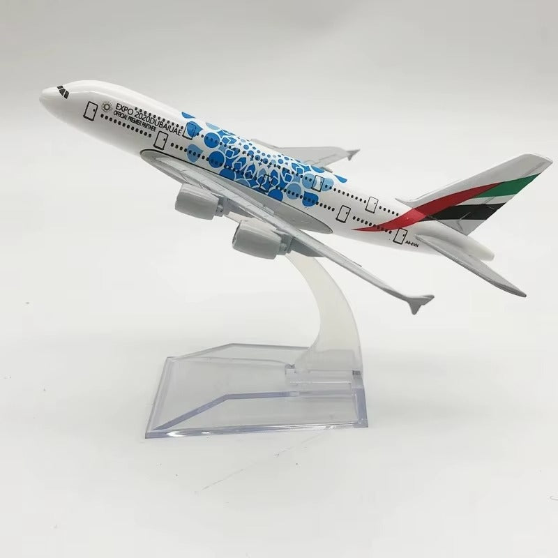 Emirates Dubai Expo Blue-airbus a380